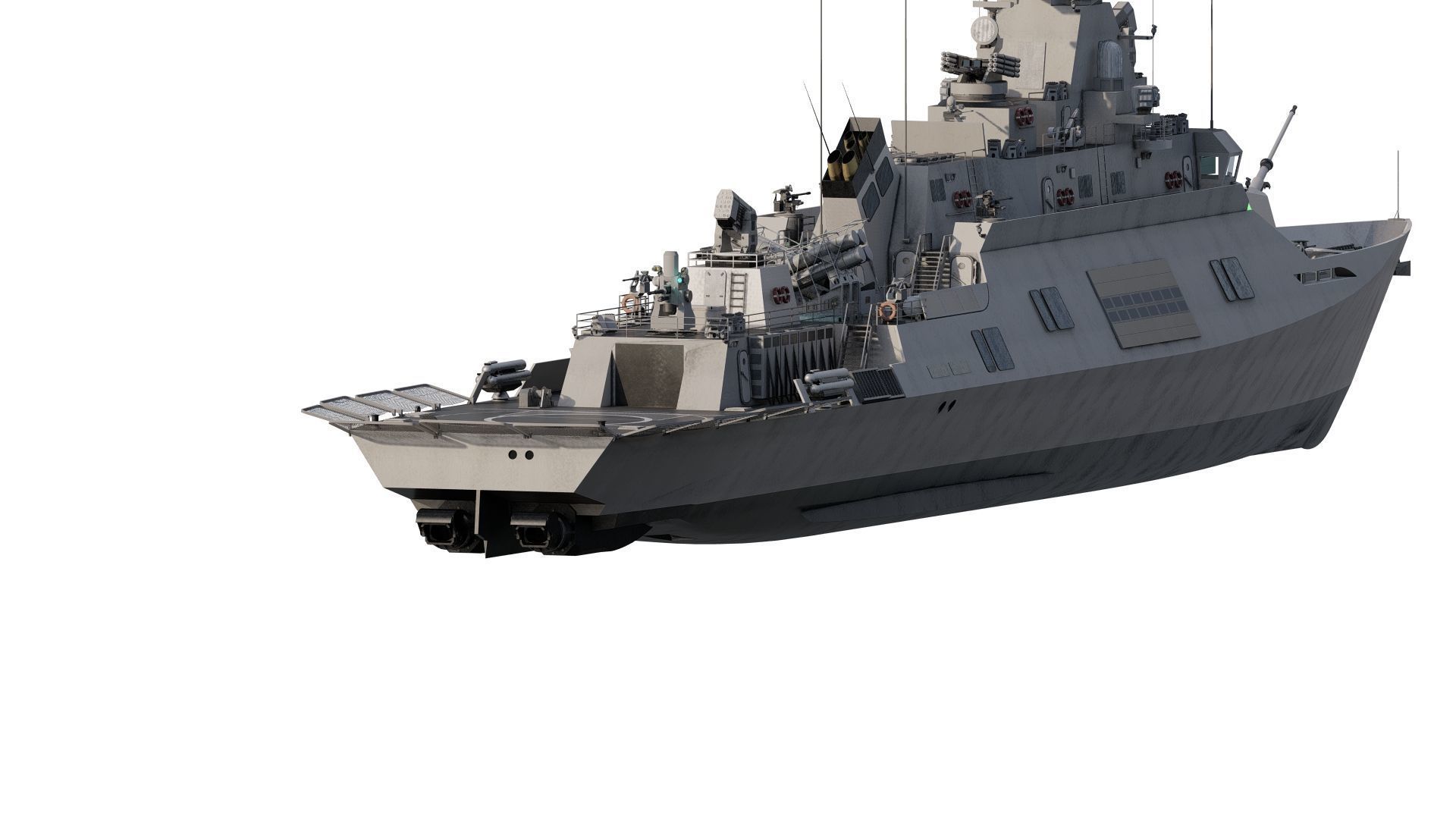 MULTIROLE COMBAT CORVETTE 3D model_4