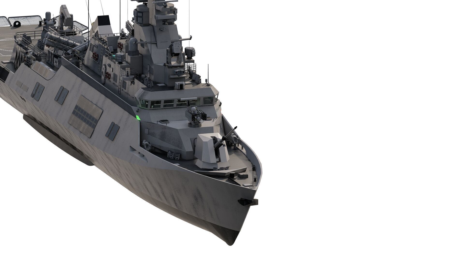 MULTIROLE COMBAT CORVETTE 3D model_2