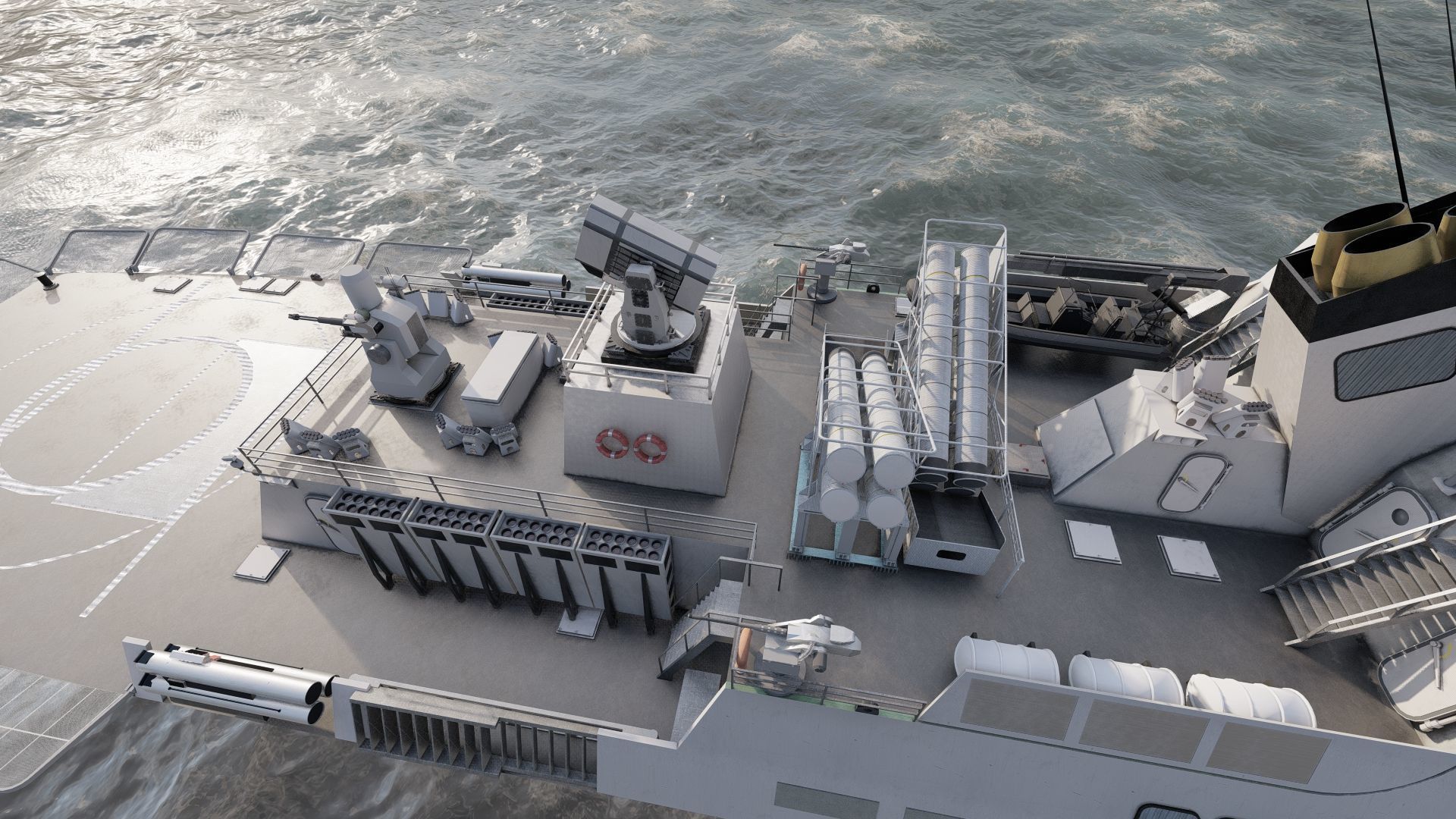 MULTIROLE COMBAT CORVETTE 3D model_26