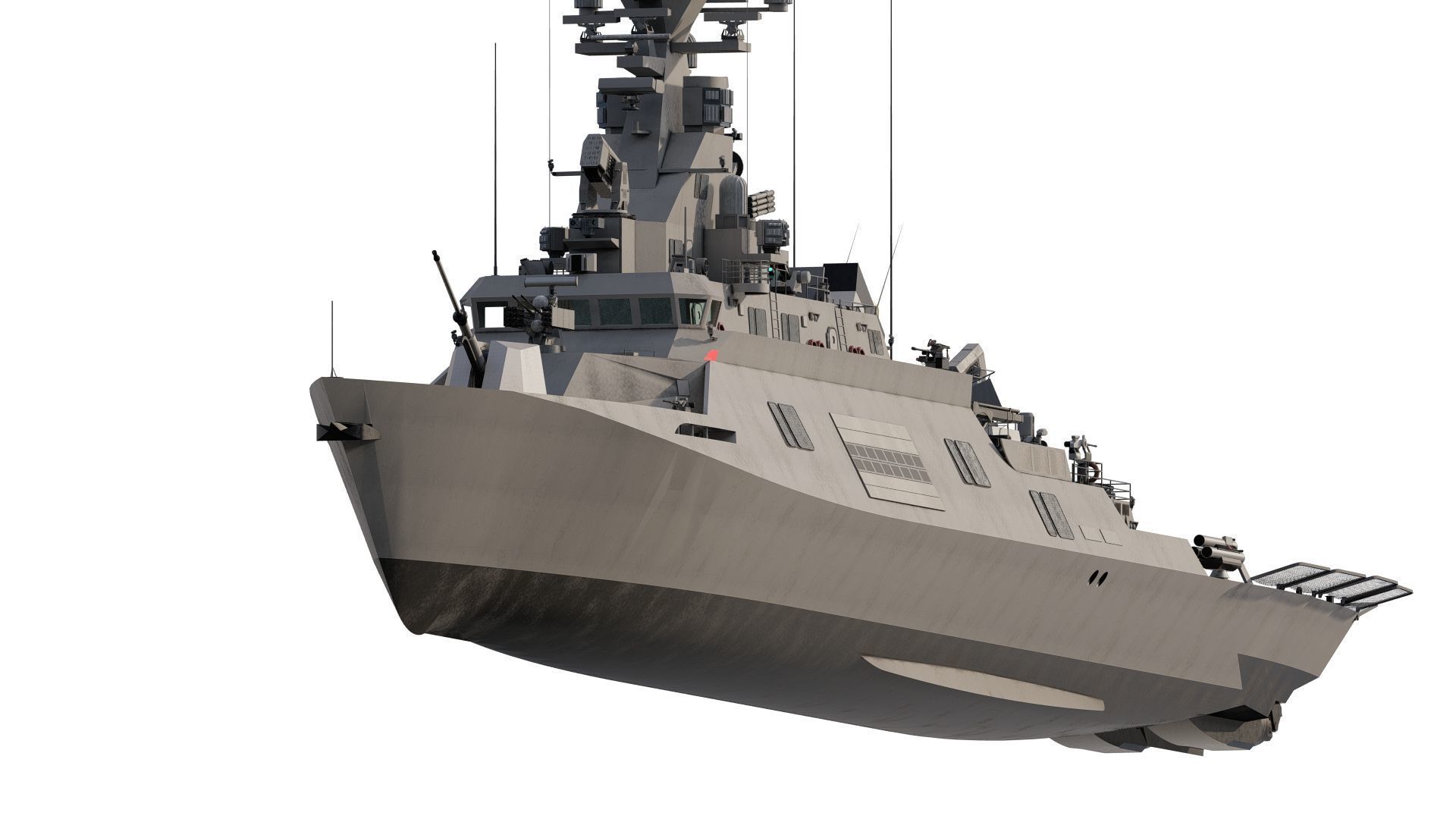 MULTIROLE COMBAT CORVETTE 3D model_1