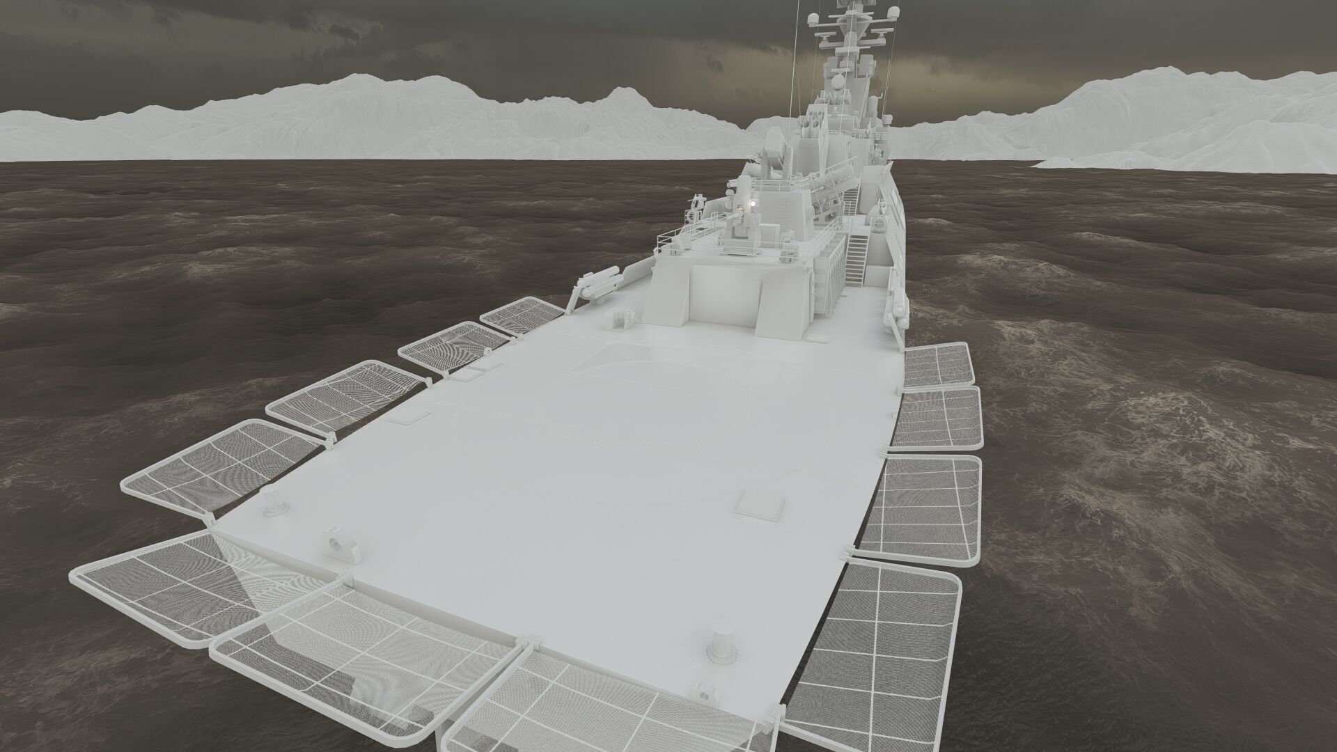 MULTIROLE COMBAT CORVETTE 3D model_42