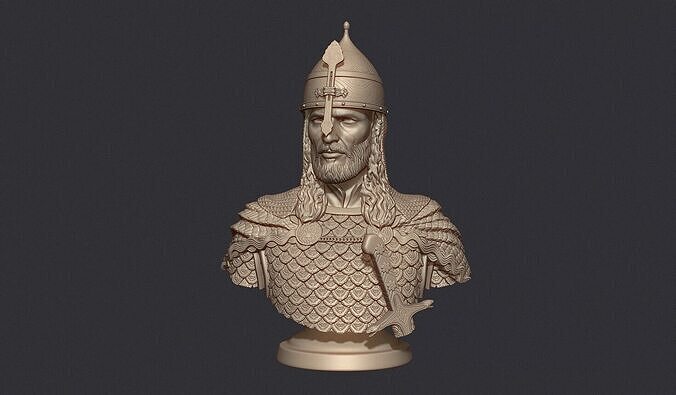 Saladin Ayyubi Statue 3D print model