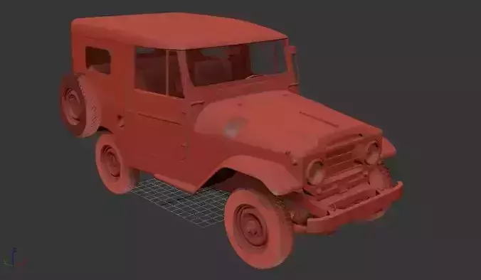 Toyota Land Cruiser J20 CanvasTop 1958