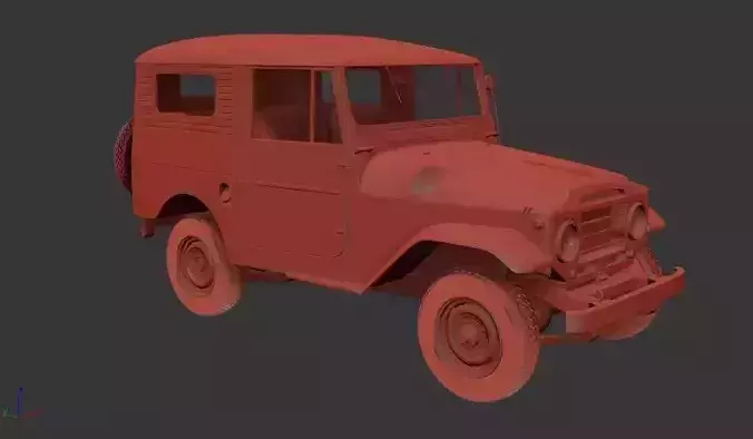 Toyota Land Cruiser J20 HardTop 1955