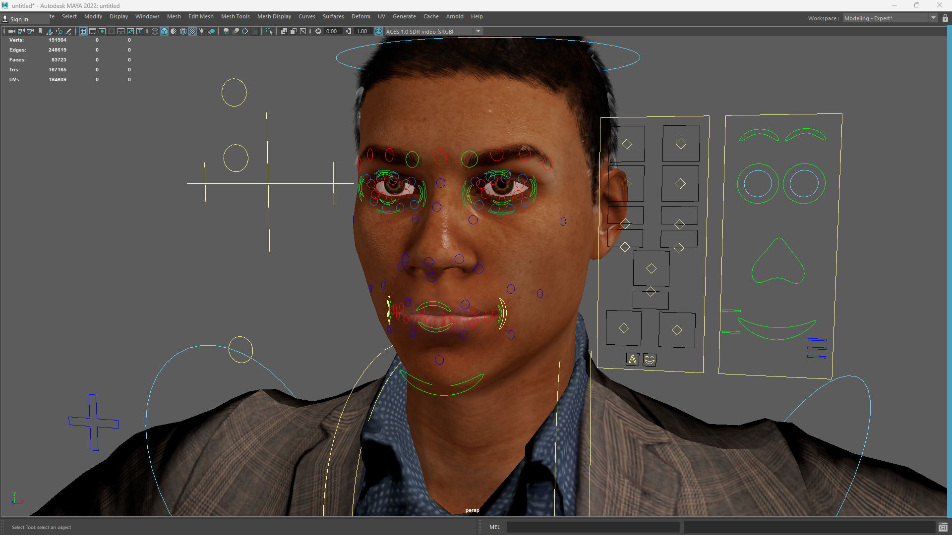 Realistic Male Businessman Suit African or asian Male Suit Low-poly 3D model_16