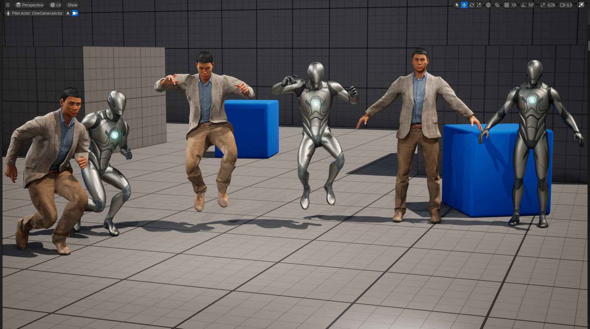 Realistic Male Businessman Suit African or asian Male Suit Low-poly 3D model_20