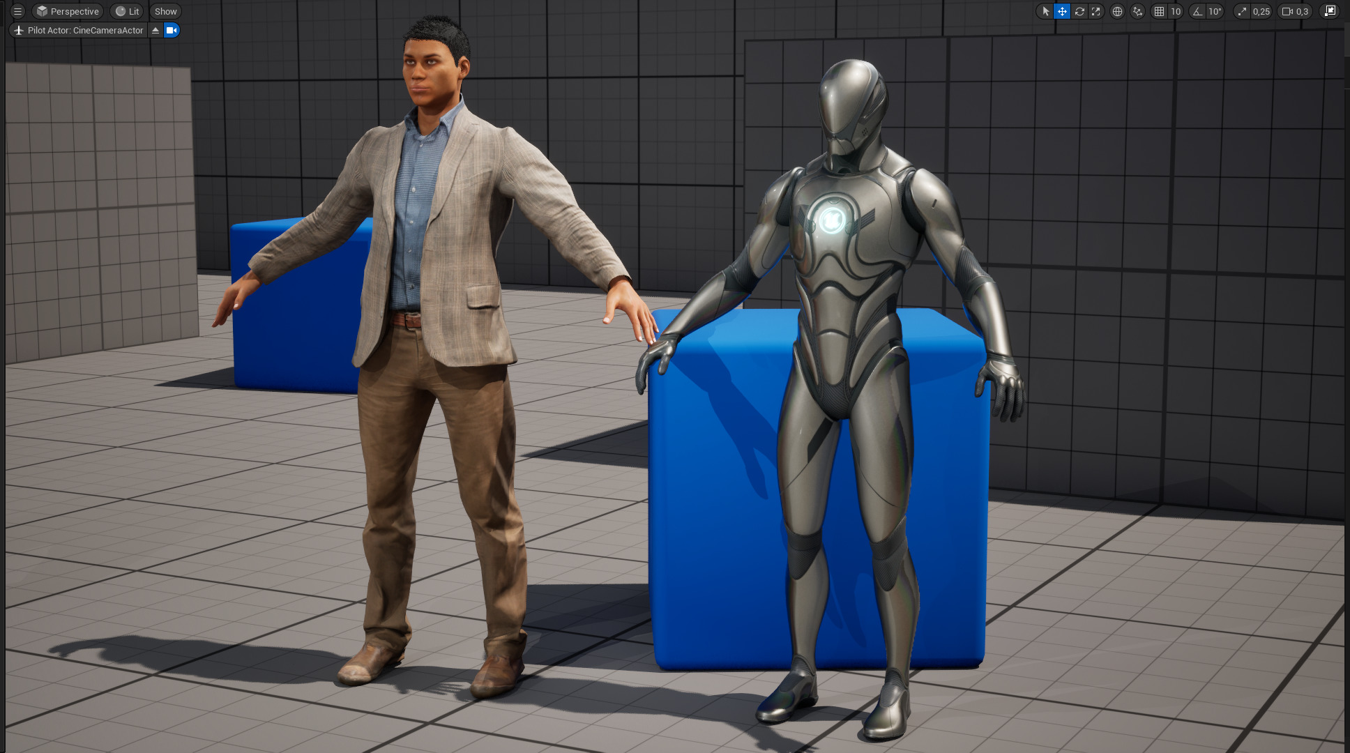 Realistic Male Businessman Suit African or asian Male Suit Low-poly 3D model_22