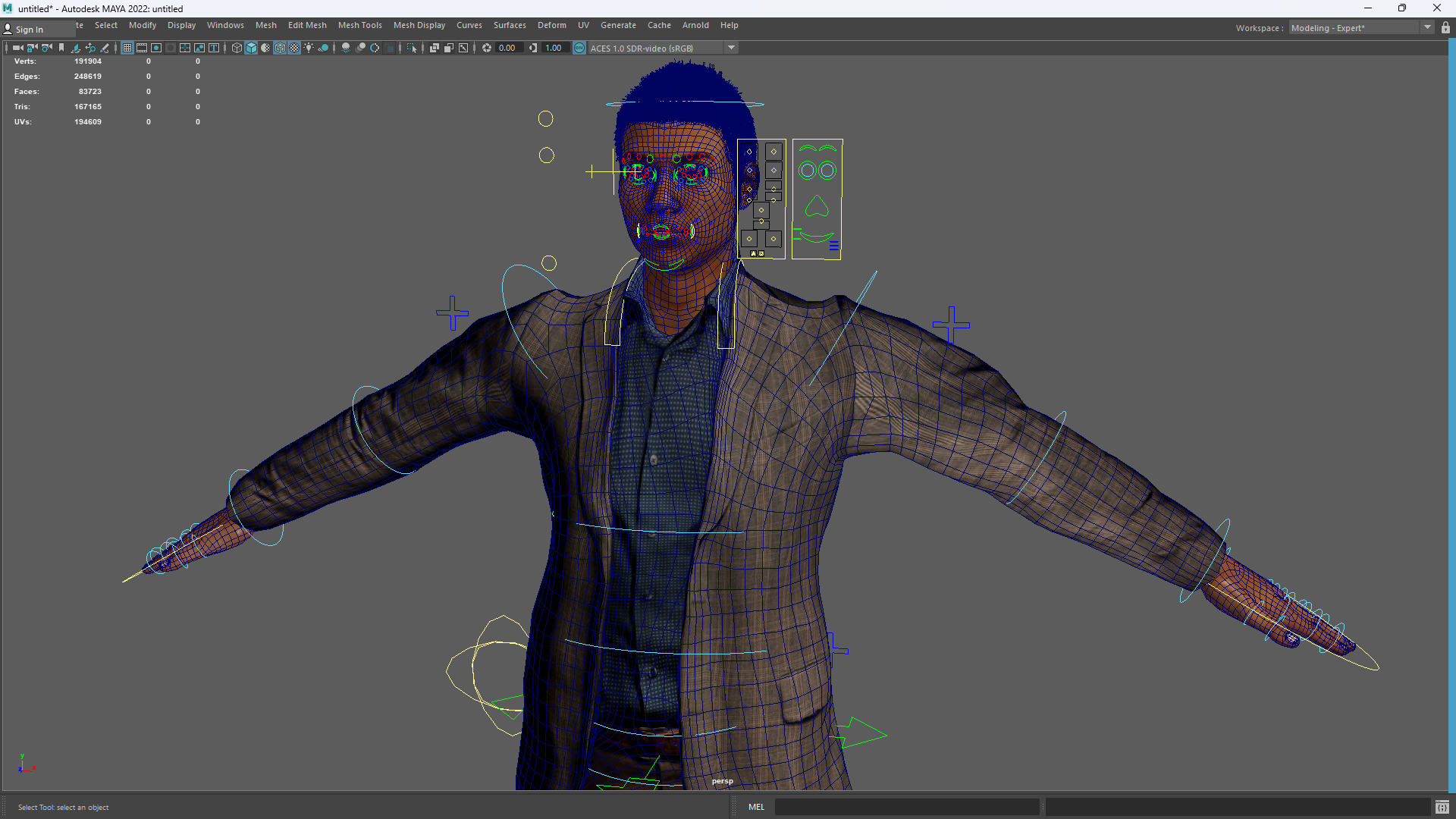 Realistic Male Businessman Suit African or asian Male Suit Low-poly 3D model_18