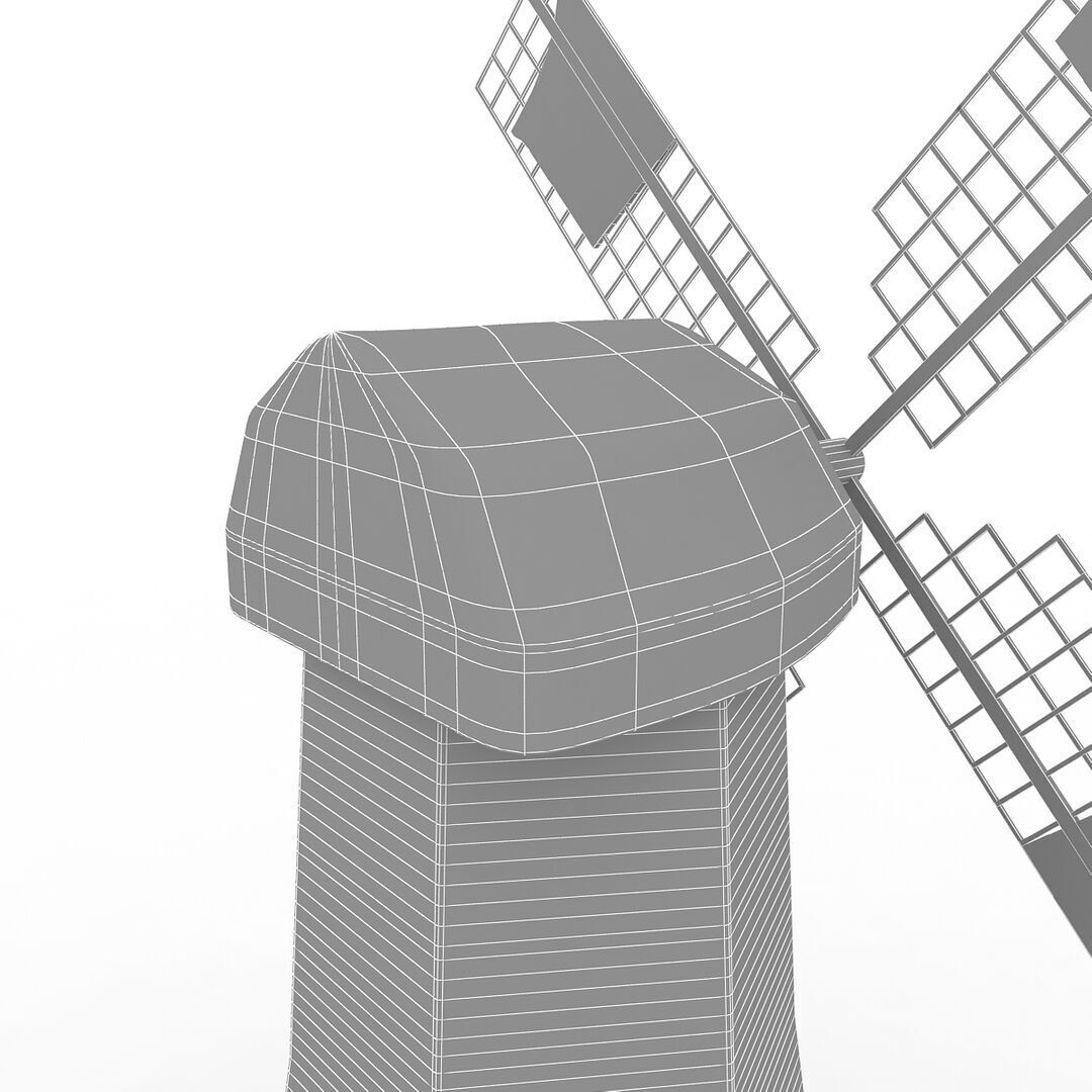 Wind Mill 3D model_3
