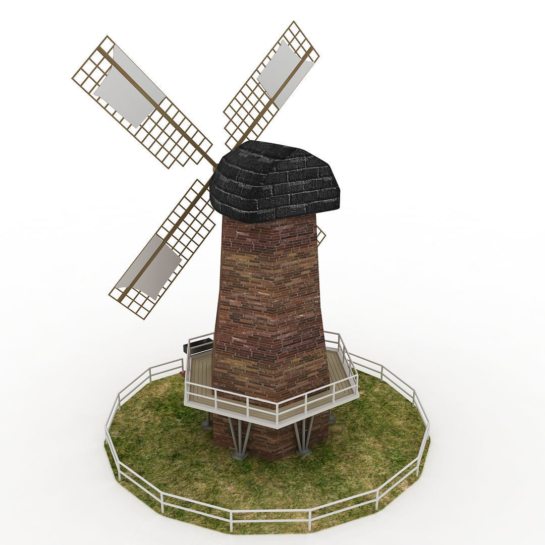 Wind Mill 3D model_5