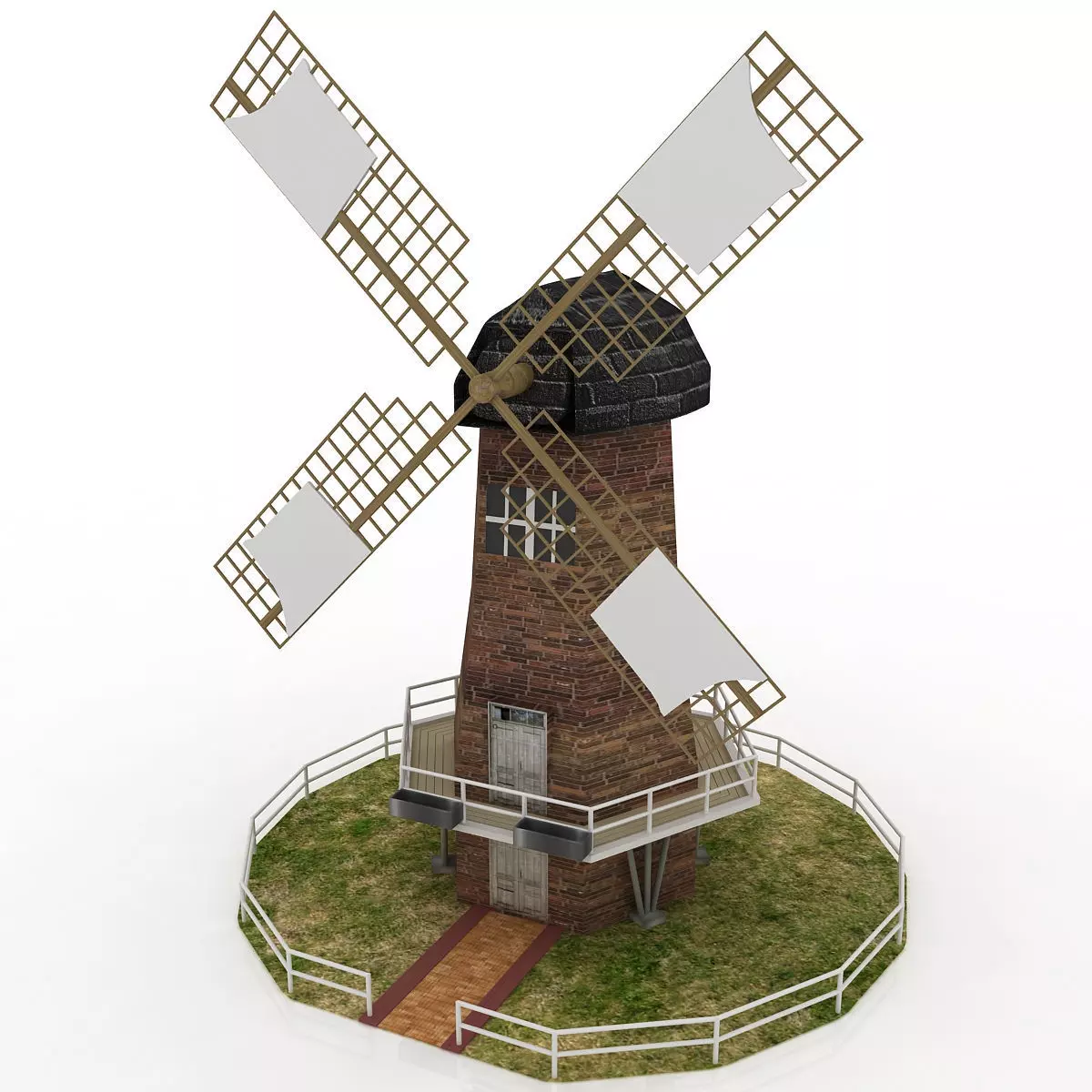 Wind Mill 3D model_0