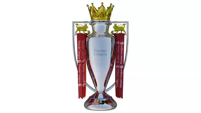 English Premier League trophy 3D Model