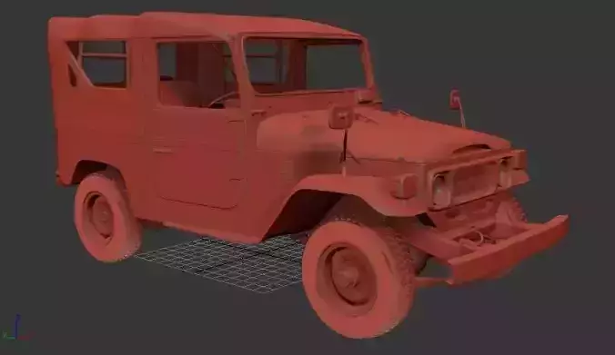 Toyota Land Cruiser J40 Canvas Top BJ40 1979