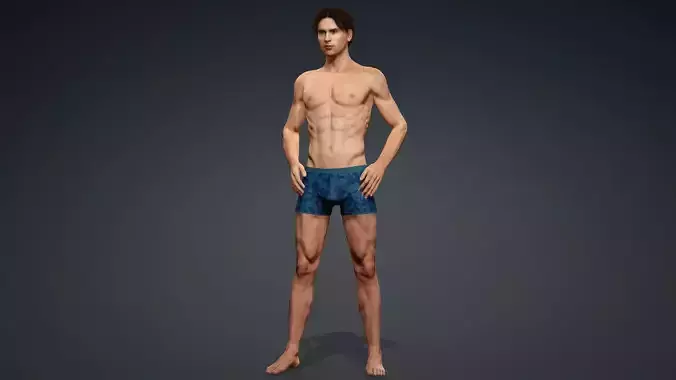 Realistic 3D Human Male 3D model