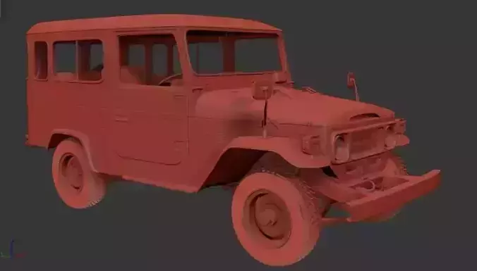 Toyota Land Cruiser J40 Hard Top BJ44V 1979