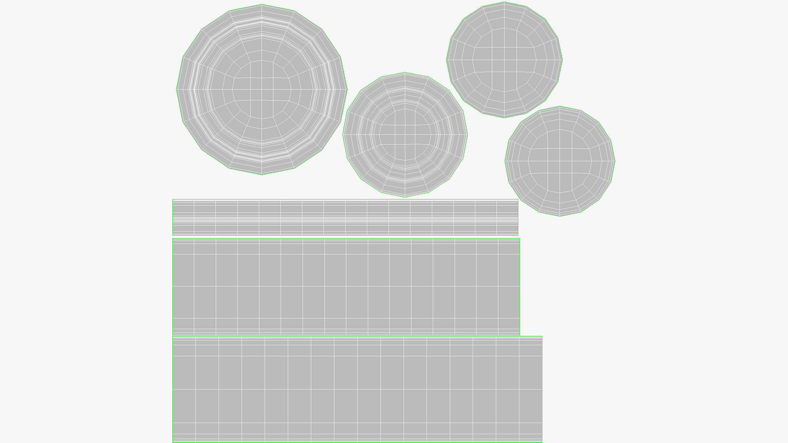 Canister Marble Small Low-poly 3D model_9