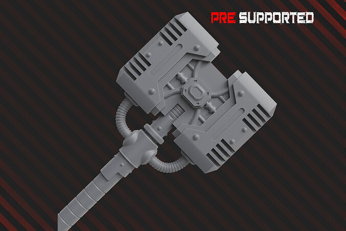 Grav Crusher Hammer 3D print model
