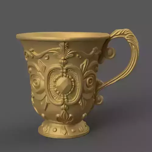 Antique planter mug urn candy container candle holder