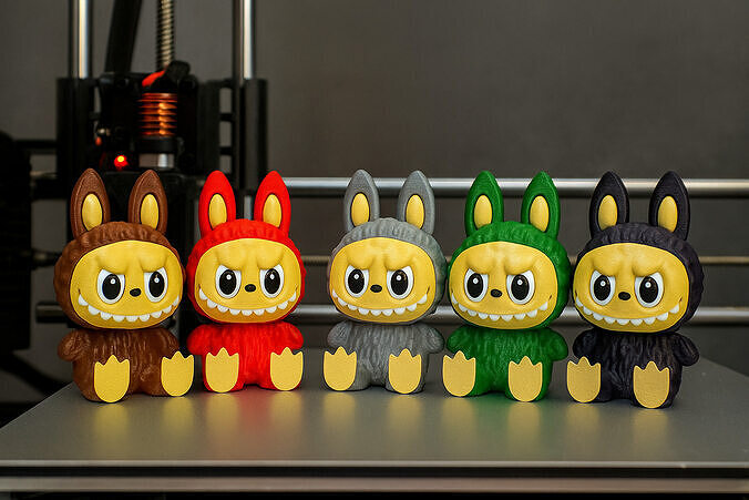 Labubu Monster 3D print model