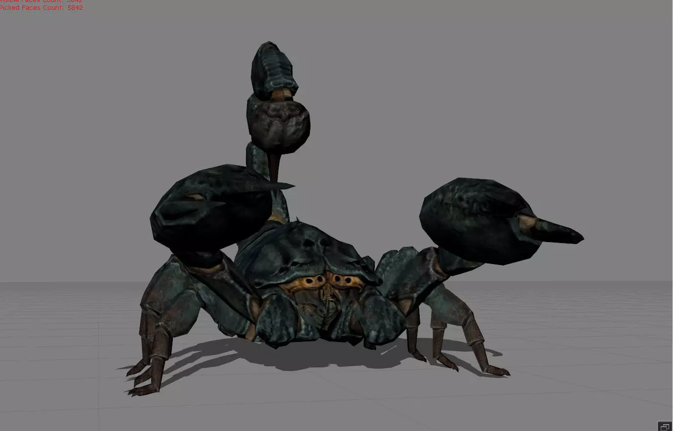 Realistic Scorpion Animal Low-poly 3D model