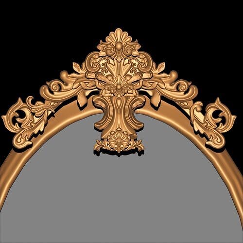 Mirror Ornament 3d Model 3D print model