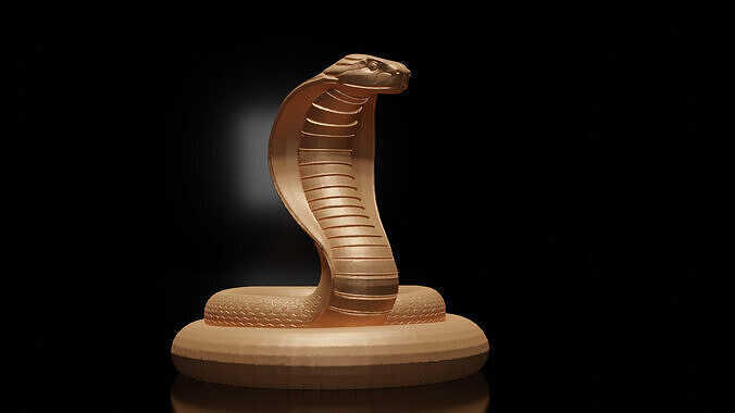snake 3d model 3D print model