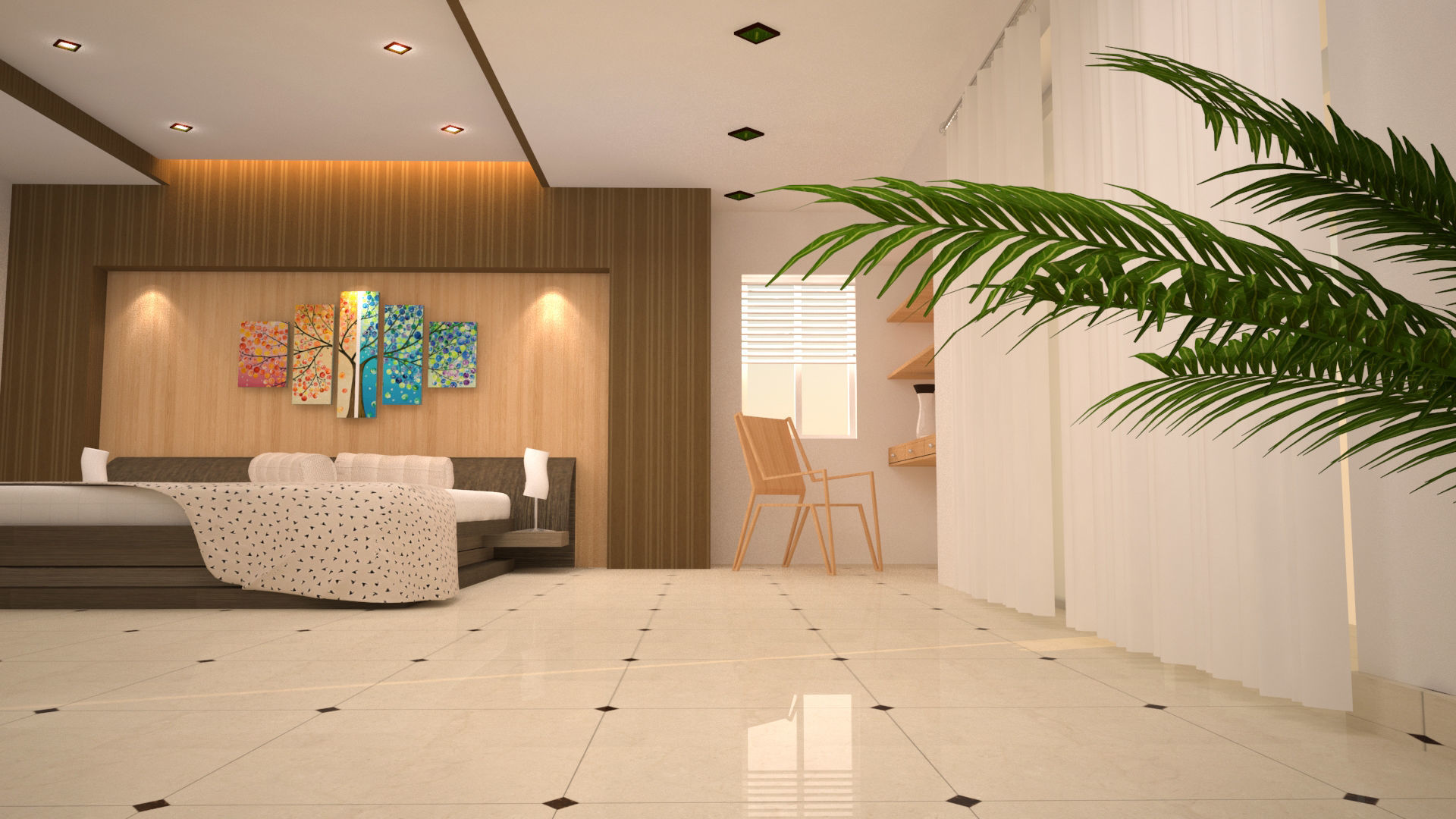 3ds Max Vray Realistic Interior  Free 3D model_2