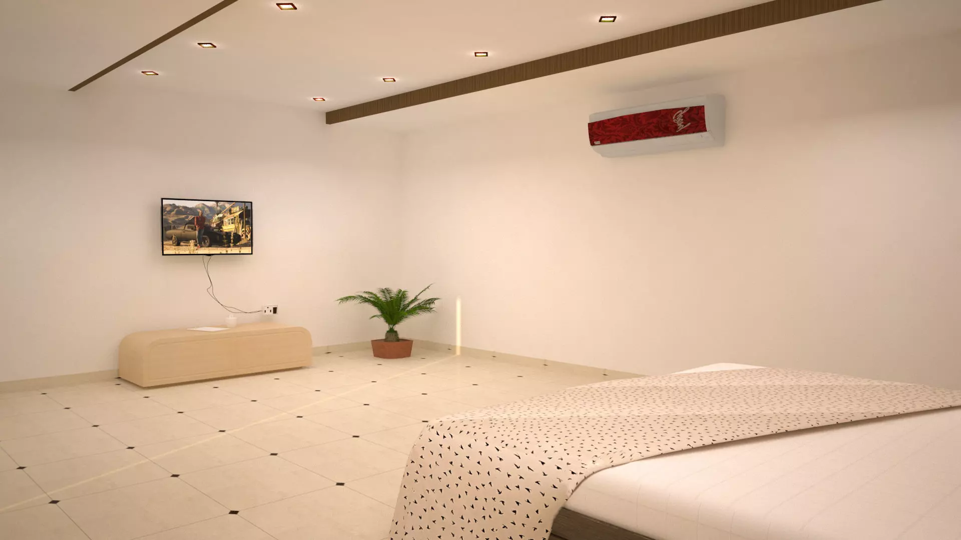 3ds Max Vray Realistic Interior  Free 3D model_0