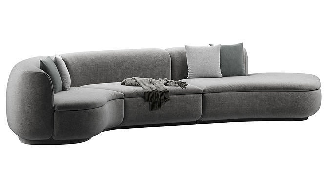 Baxter Piaf Sofa 3D model