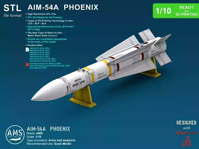 AIM-54A Phoenix - Scale 1-10