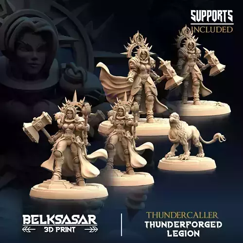 Thundercaller Nude and Normal Set x2 and Griff