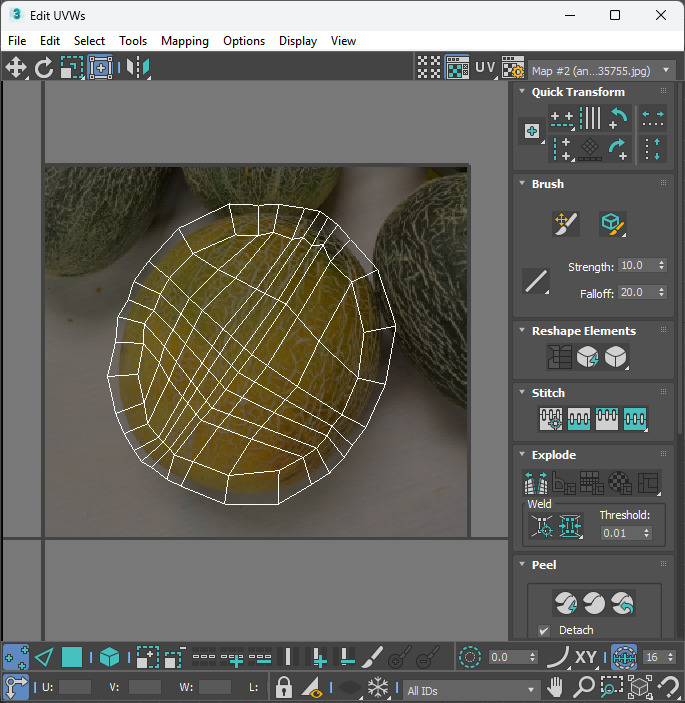 Ananas Melon 3D model_33