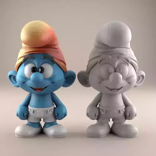 Smurf 3D STL File Cute Desk Decor Collectible Fun