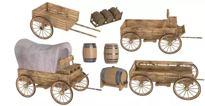 wooden wagon collection