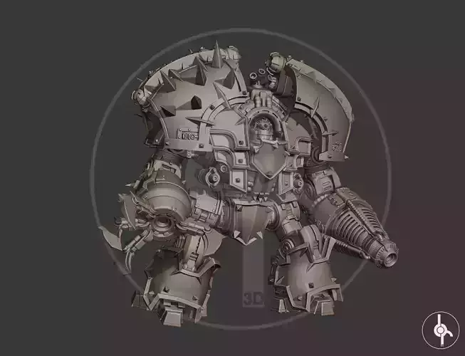 Traitor heavy robot Cronus 3D print model