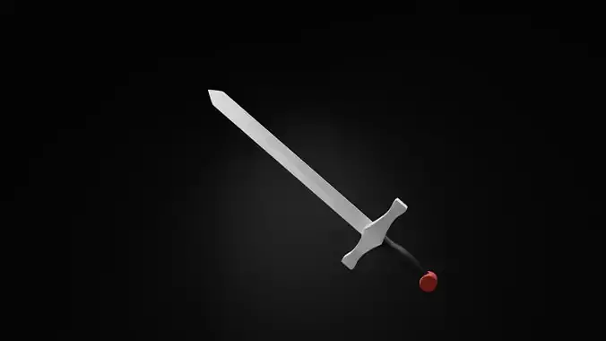 metal sword 3d model