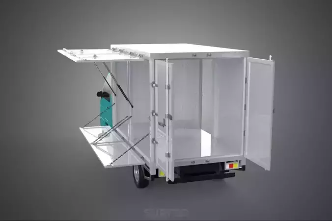 CUBE VAN BOX DROP SIDE TAILGATE REAR GATE DOOR PICKUP TRUCK CAR