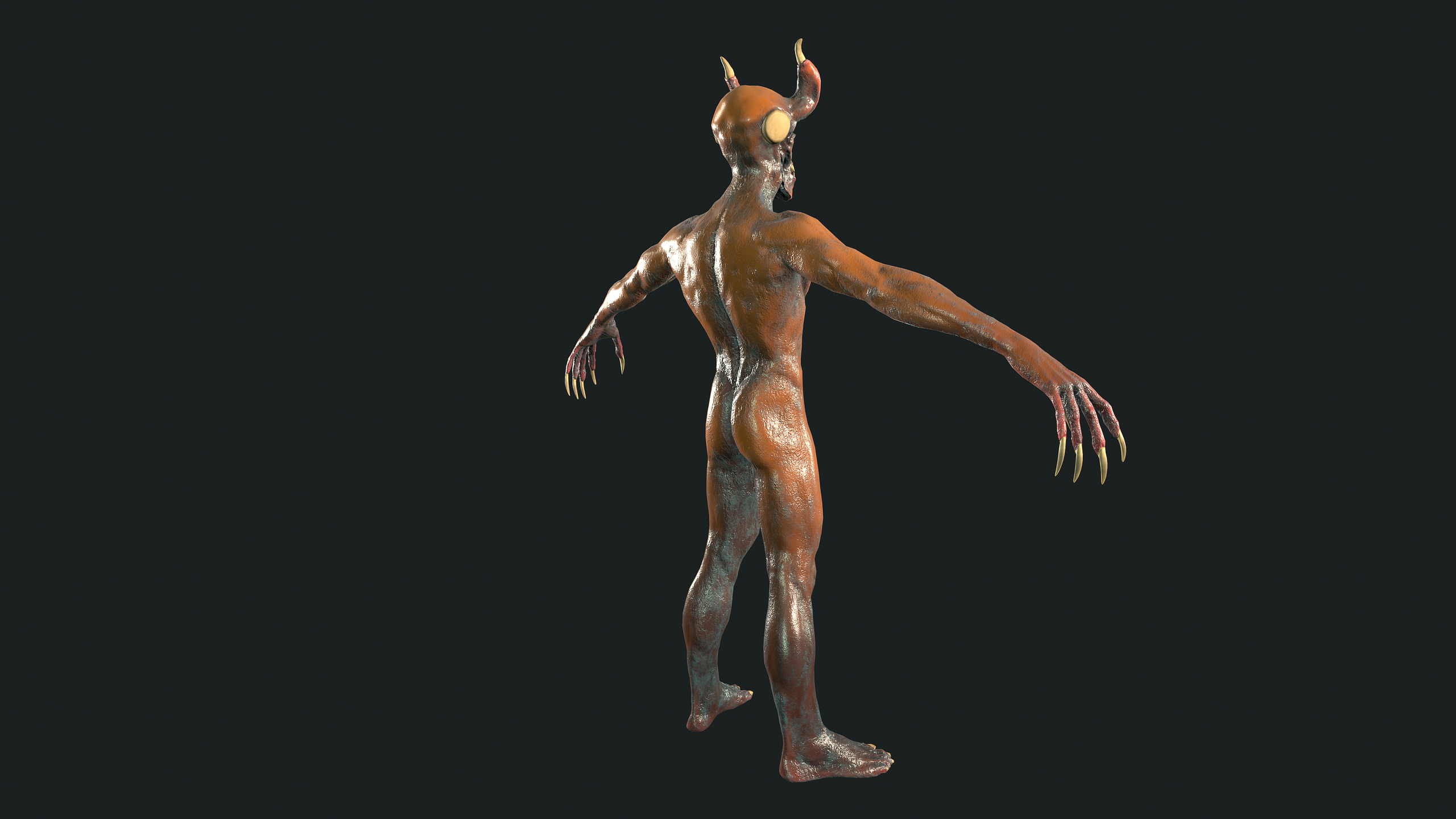 RageBeast4 Low-poly 3D model_10