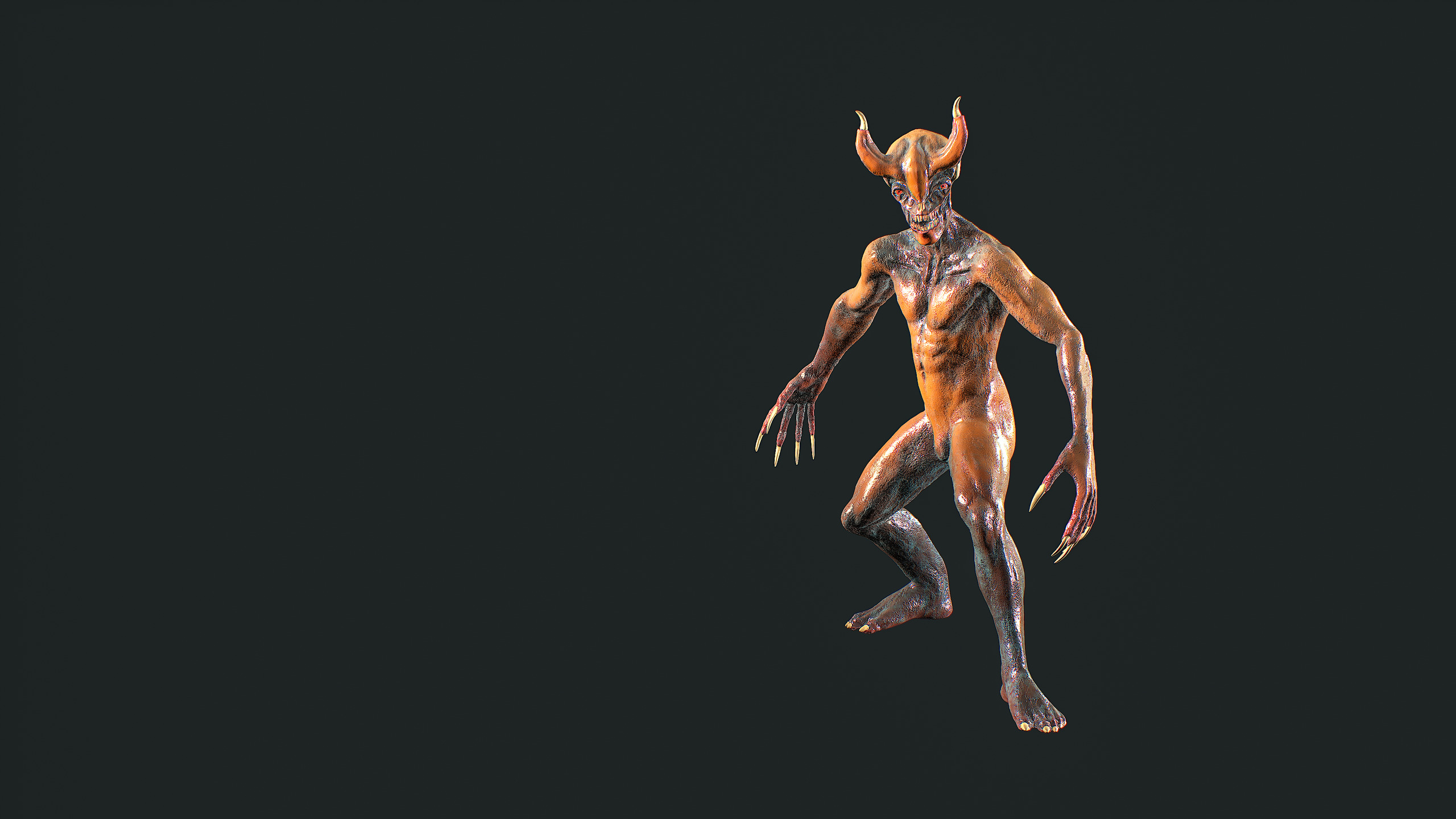 RageBeast4 Low-poly 3D model_6