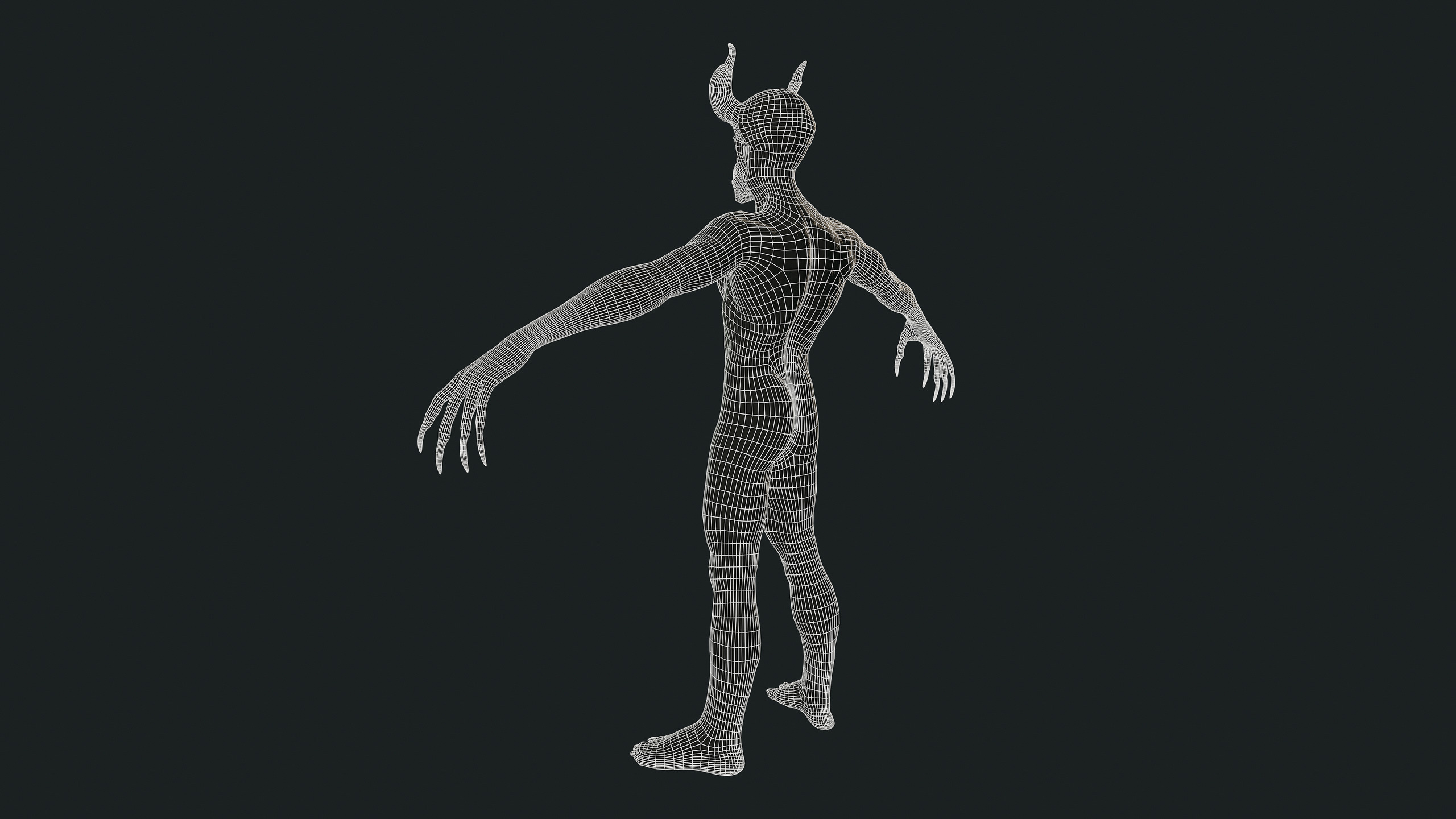 RageBeast4 Low-poly 3D model_13