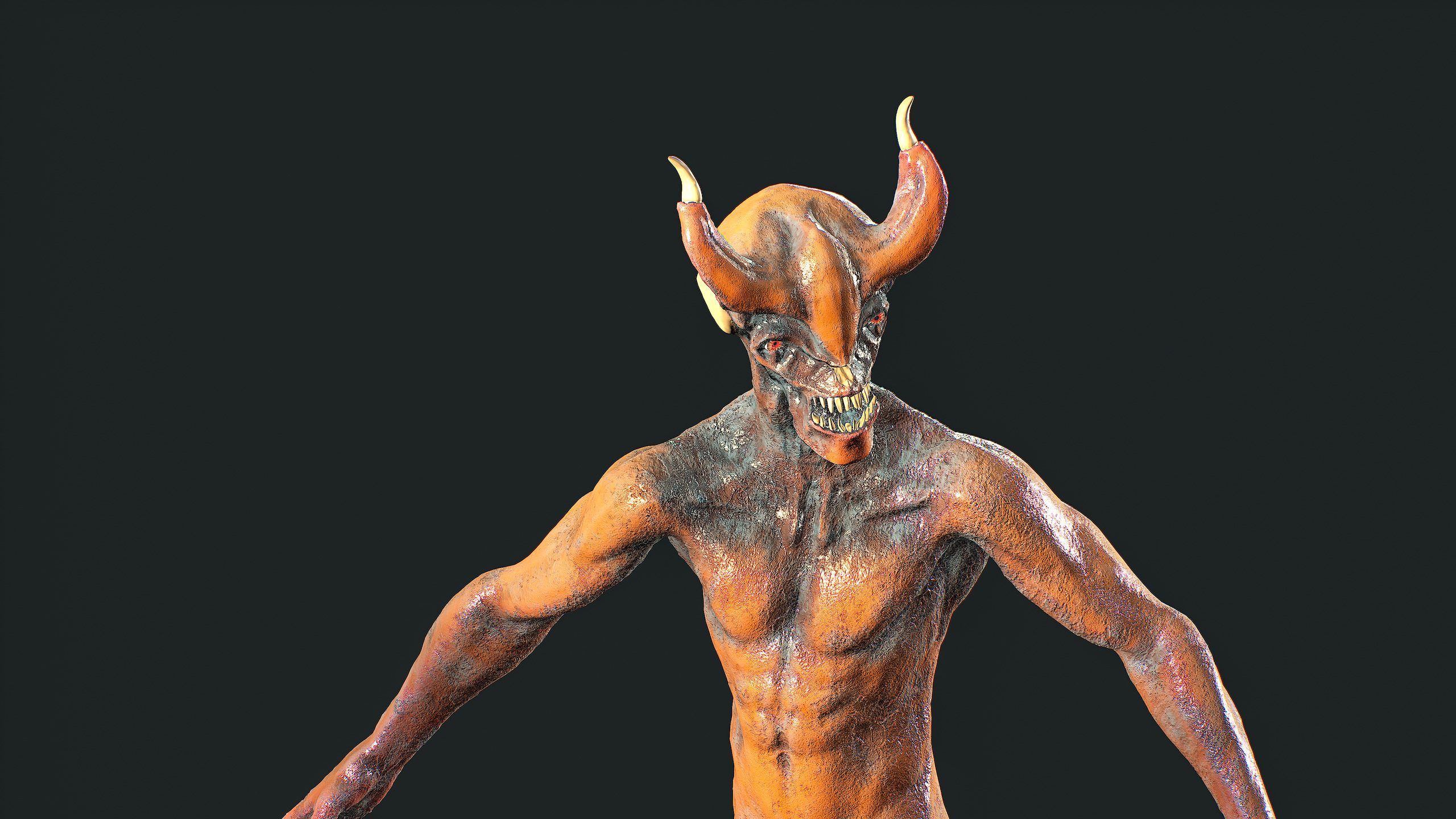 RageBeast4 Low-poly 3D model_5