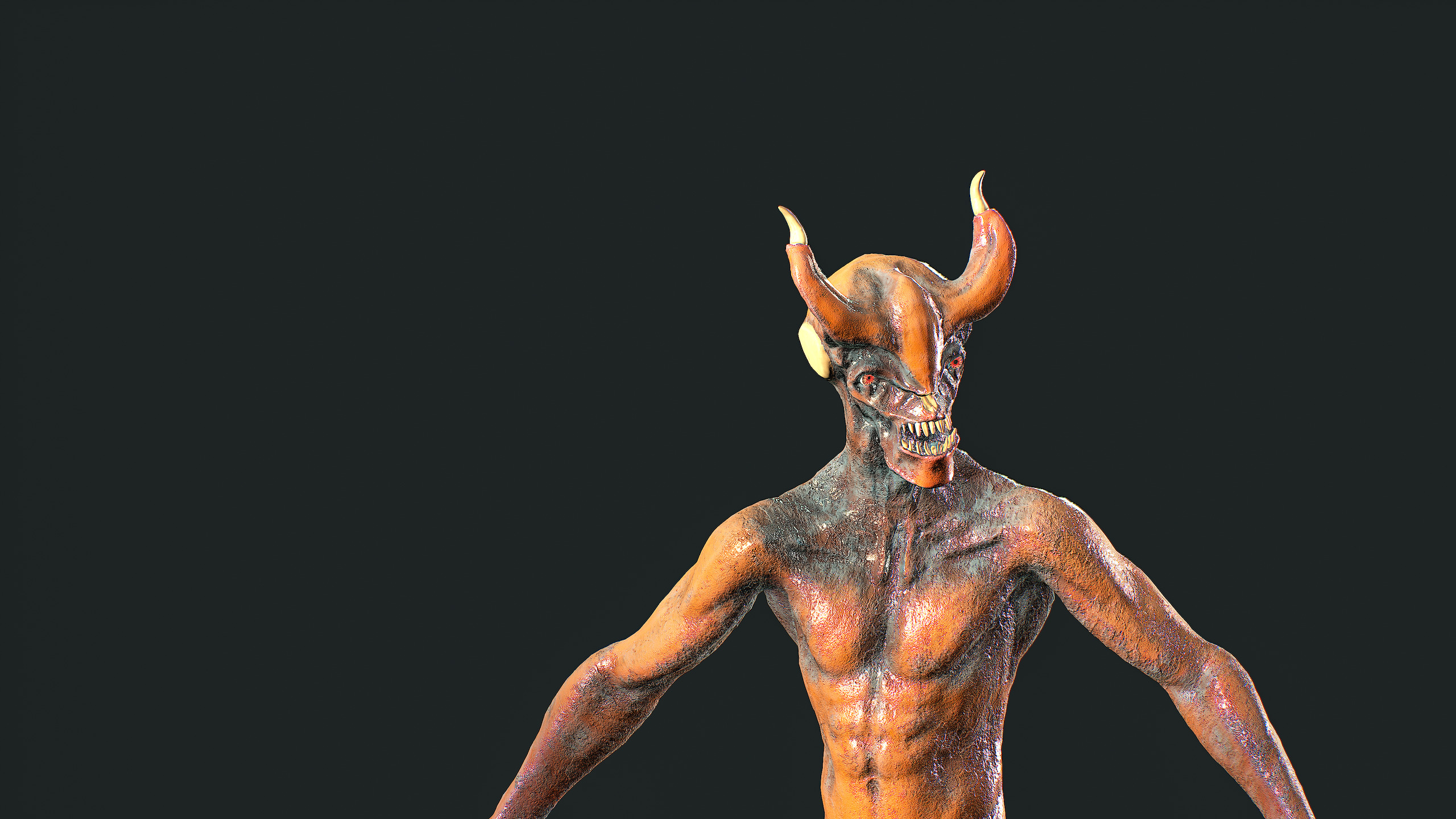 RageBeast4 Low-poly 3D model_3