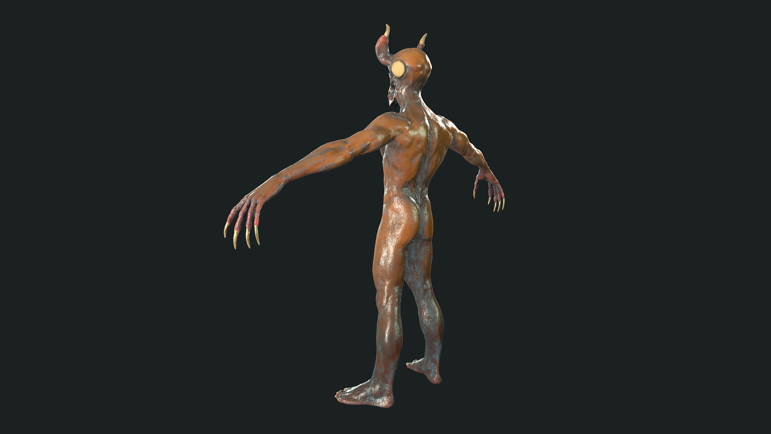 RageBeast4 Low-poly 3D model_9