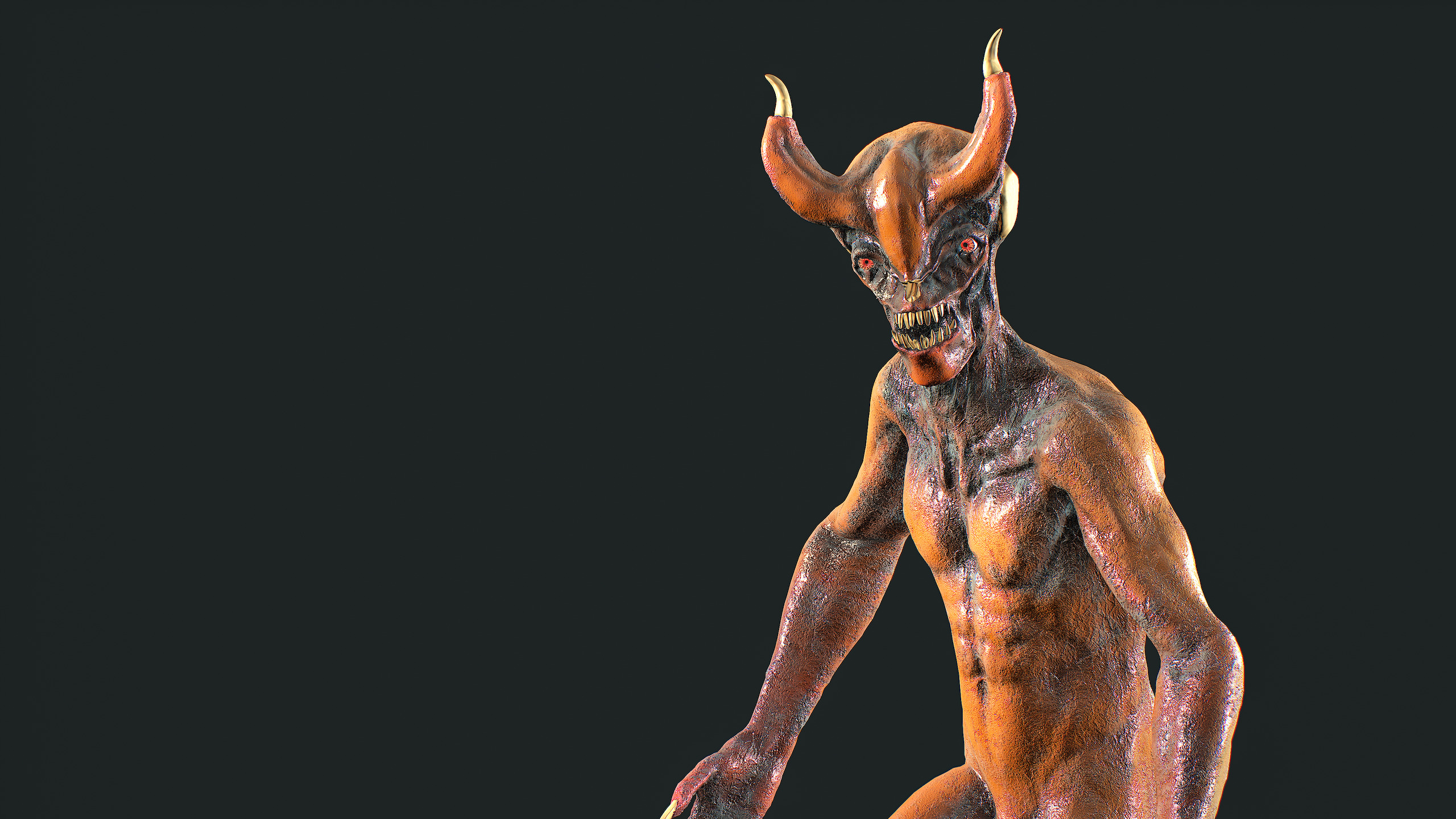 RageBeast4 Low-poly 3D model_4