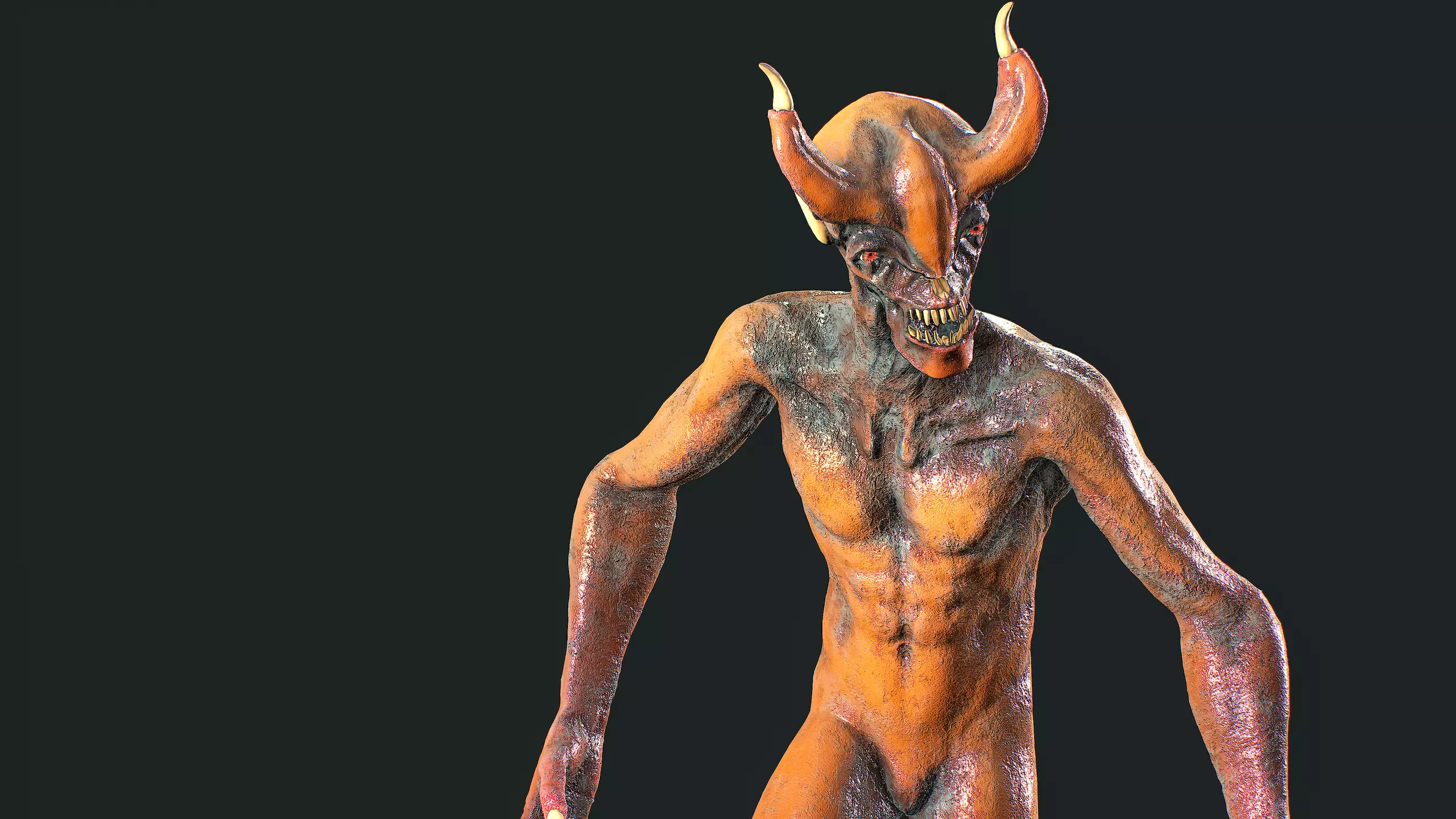 RageBeast4 Low-poly 3D model_0