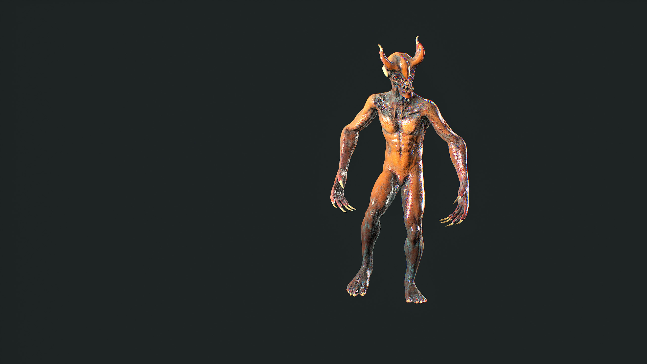 RageBeast4 Low-poly 3D model_2