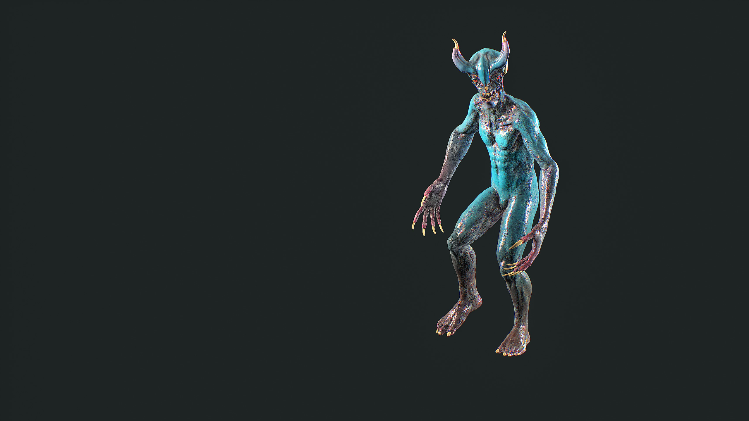 RageBeast5 Low-poly 3D model_2