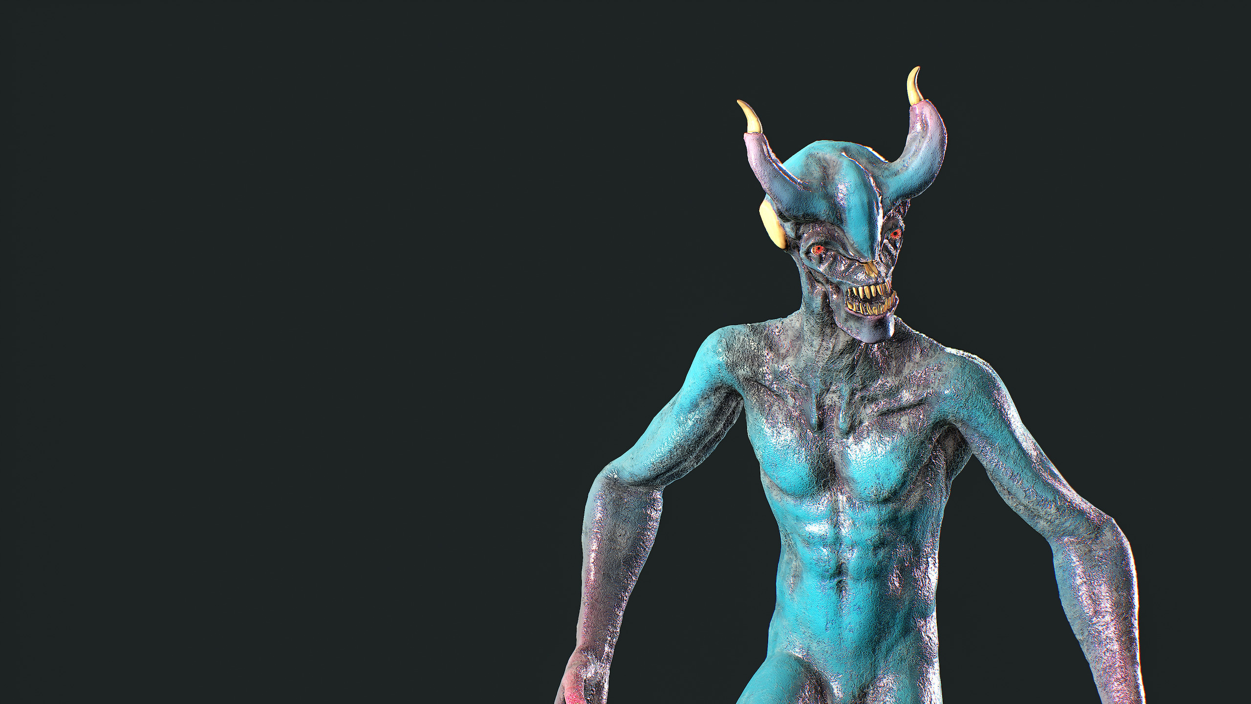 RageBeast5 Low-poly 3D model_3