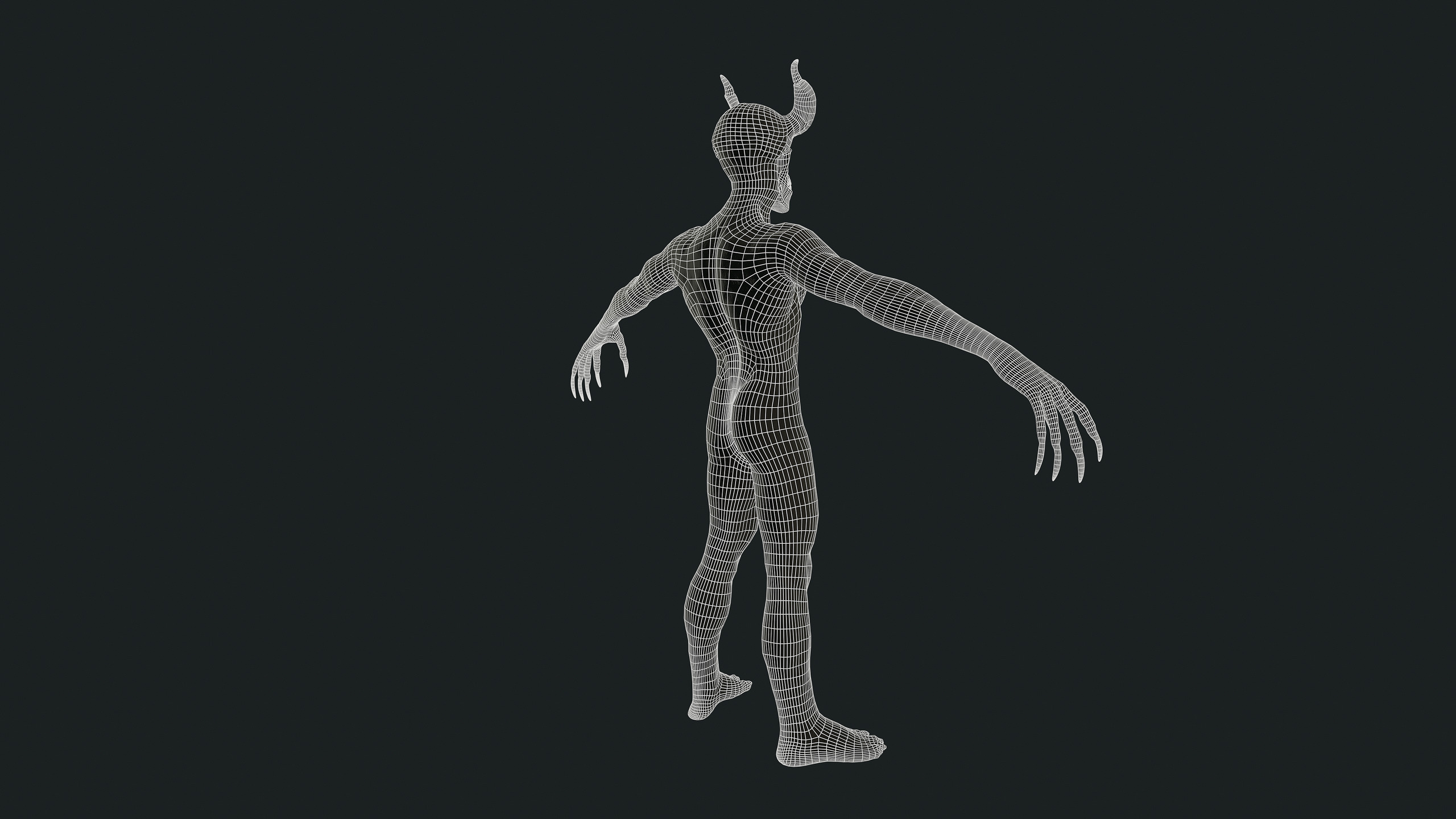 RageBeast5 Low-poly 3D model_12