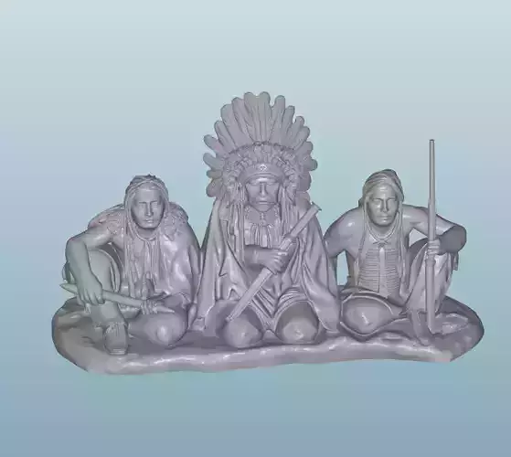 INDIAN  W4 Native American Figures